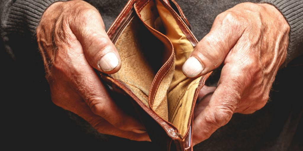 En av sex över 55 år har inget pensionssparande!